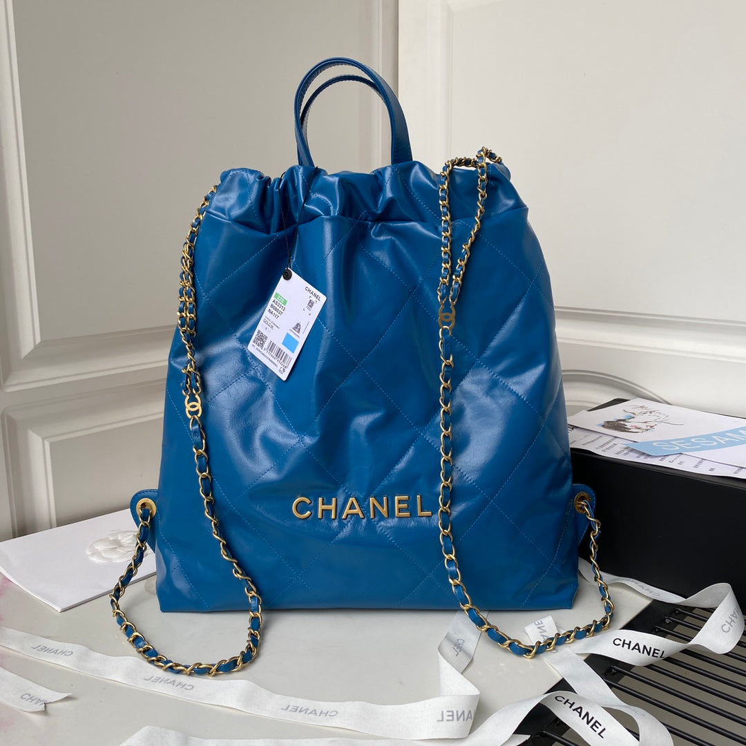 CHL Backpack Blue Large Bag For Women 51cm/20in