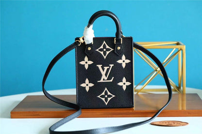 LV Petit Sac Plat By The Pool 17cm Black