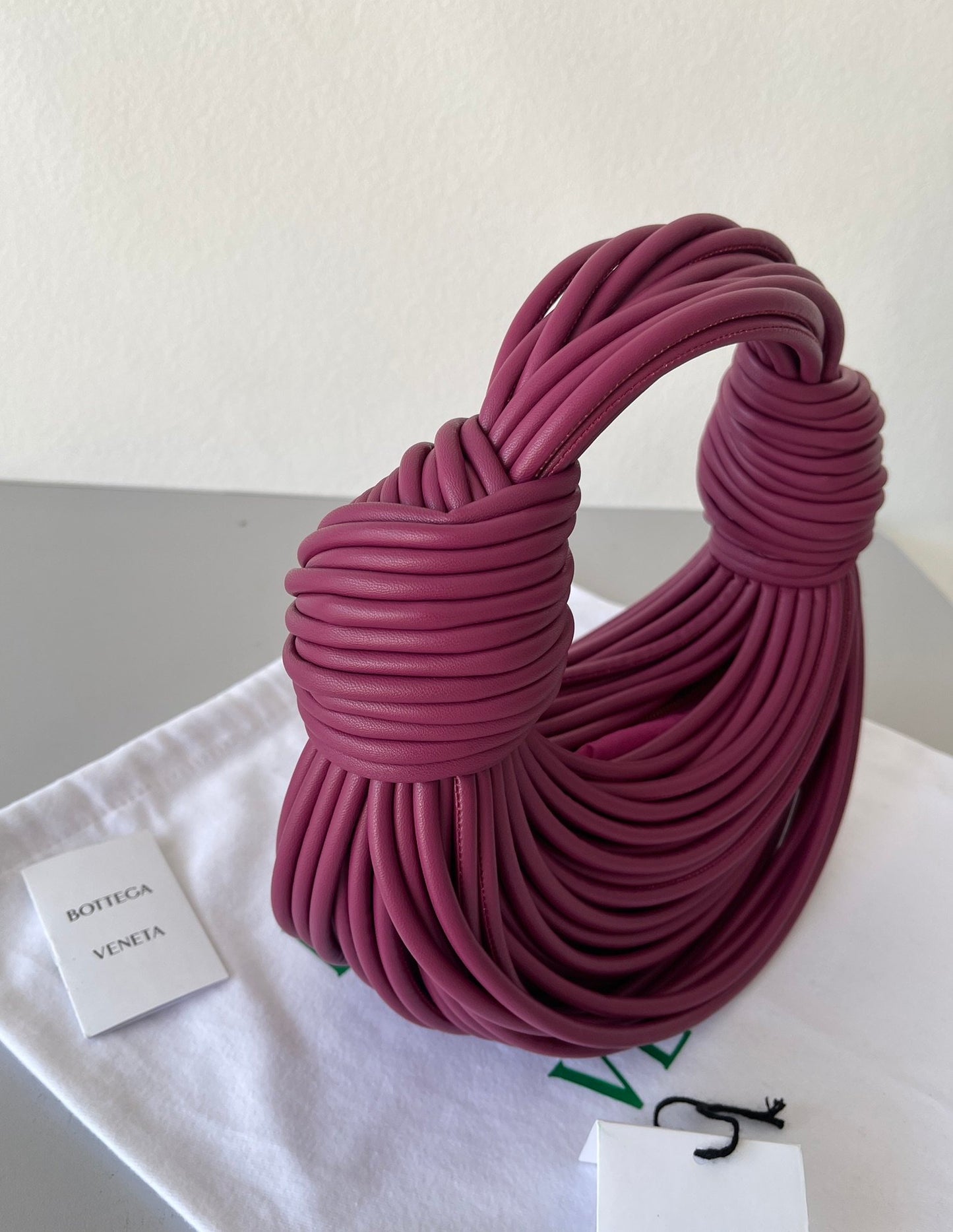 BV Double Knot Purple, For Women, Bags 9.8in/25cm