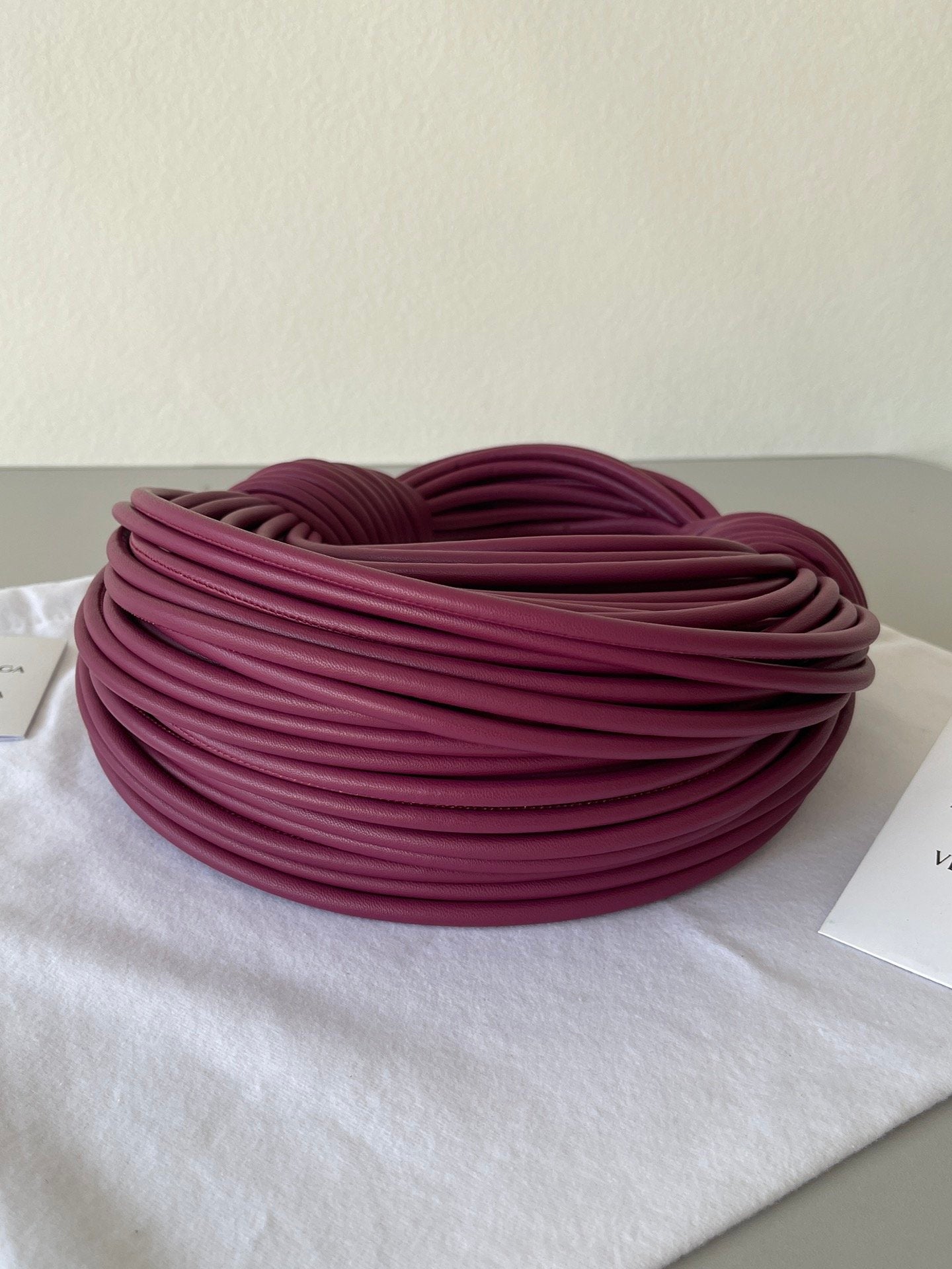 BV Double Knot Purple, For Women, Bags 9.8in/25cm