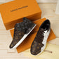 VO - LUV CEnogram Denim Brown And Gray Sneaker