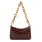 Crocodile Pattern Shoulder Bag Fashion Ladies 2022