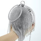 Sliver Diamonds Rhinestone Round Ball Evening Bags 2022