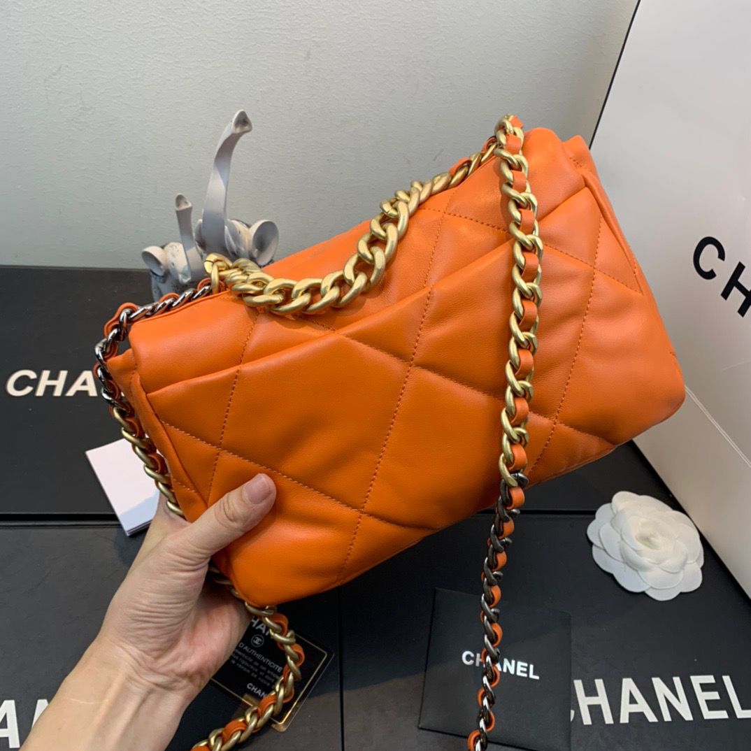 CHL 19 Handbag Orange For Women 10.1in/26cm