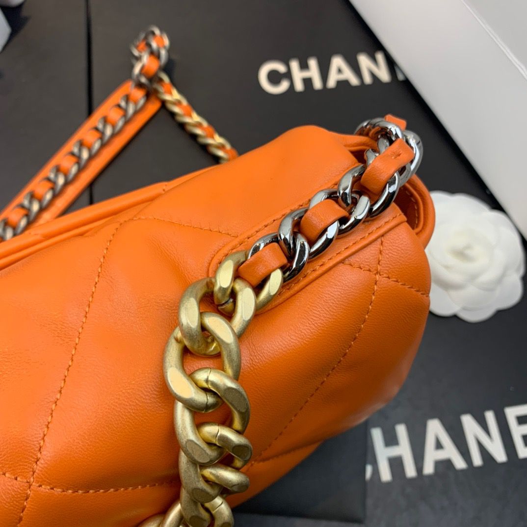 CHL 19 Handbag Orange For Women 10.1in/26cm