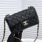 ChanelMini Flap Bag Black For Women 7.8in/20cm A69900