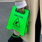 Crossbody Bag Creative Caution Letters Sign 2022