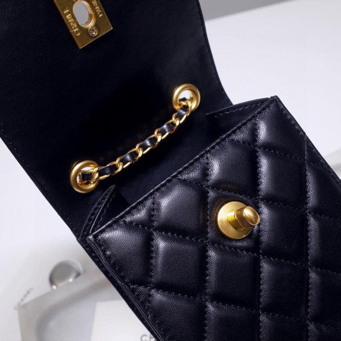 ChanelQuilted Phone Holder Bag For Women 11cm/4.3in