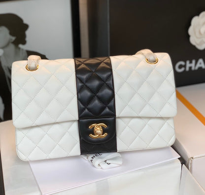 ChanelMini Flap Bag White For Women 9.8in/25cm