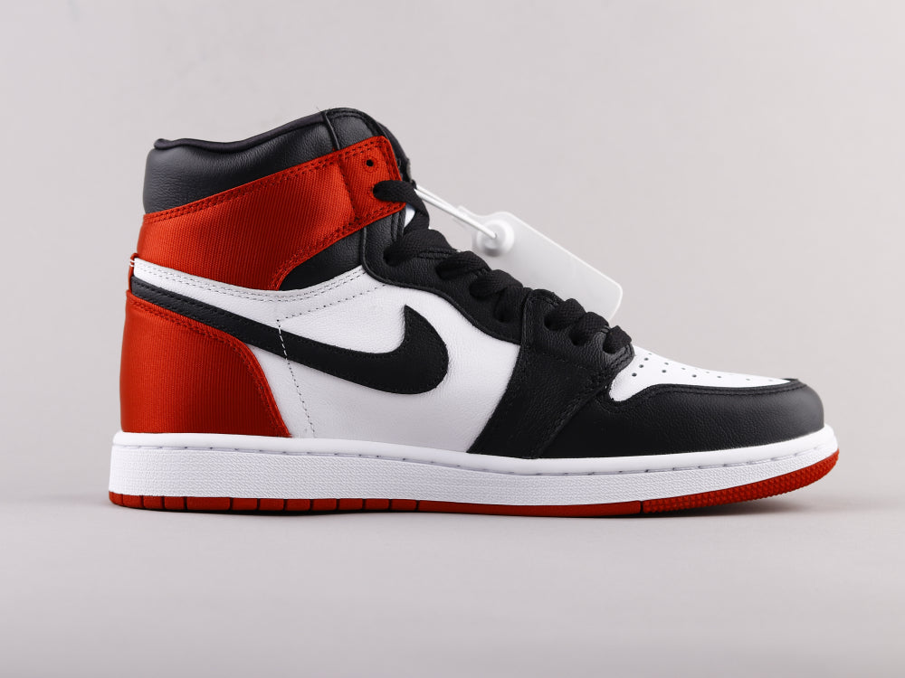 VO - AJ1 red silk black toe