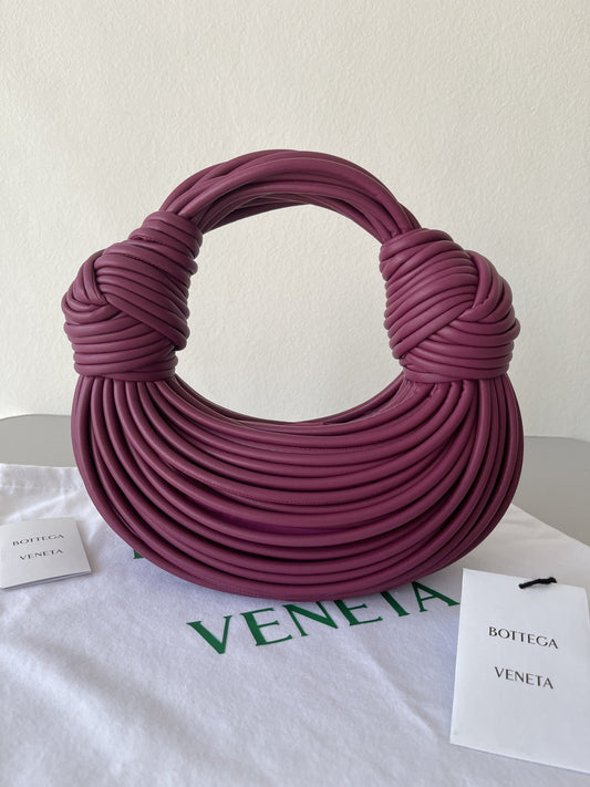 BV Double Knot Purple, For Women, Bags 9.8in/25cm