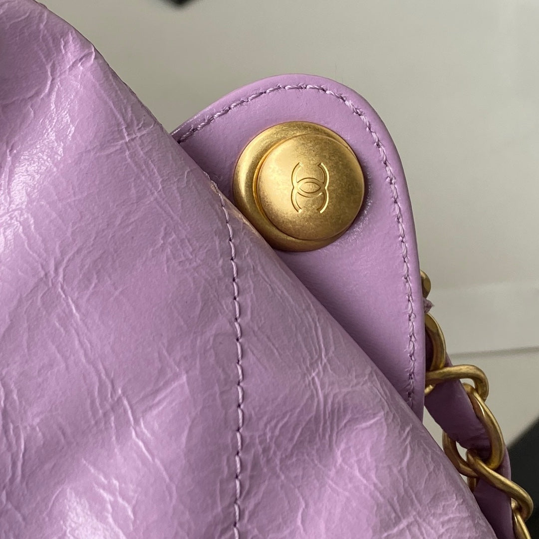 CHL Backpack Purple Shiny Large Bag For Women 51cm/20in