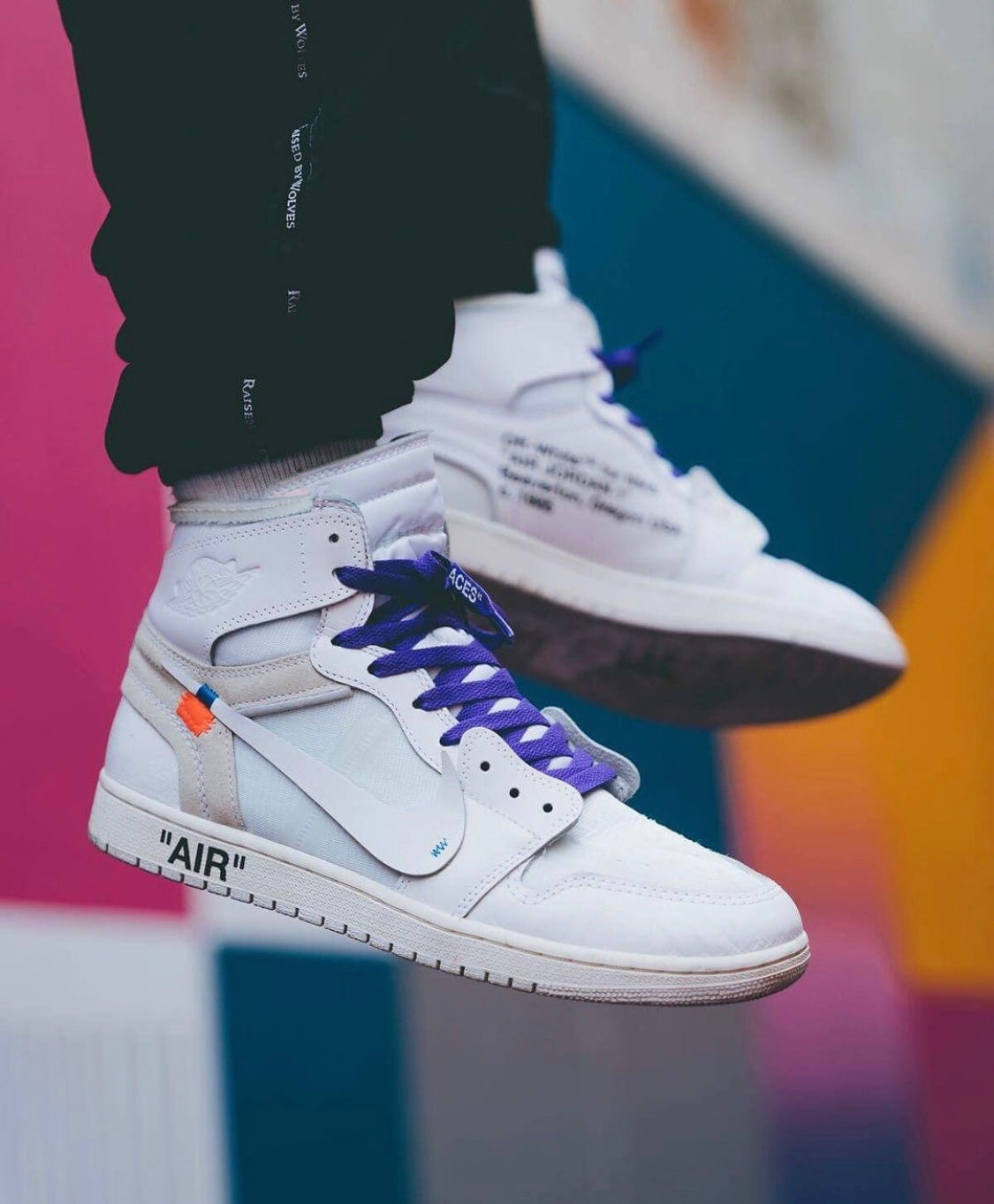 VO -OW x AJ1 Pure White