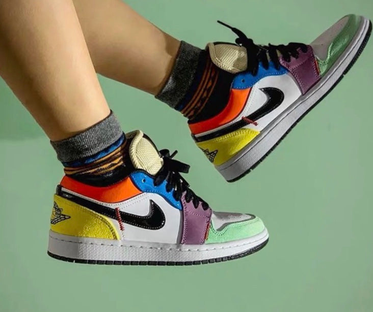 VO - AJ1 rainbow stitching