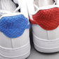 VO - AF1 White red blue snake pattern