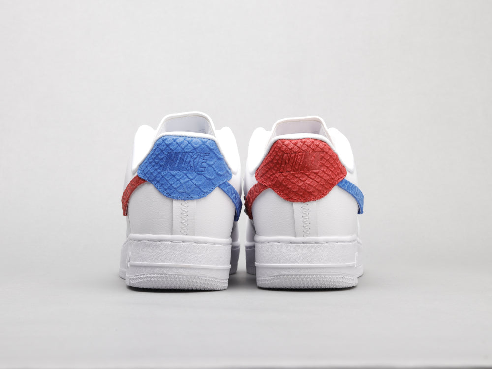 VO - AF1 White red blue snake pattern