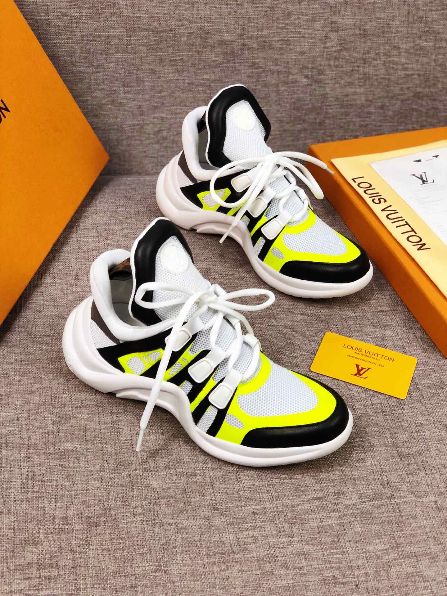 VO - LUV Archlight Black White Yellow Sneaker