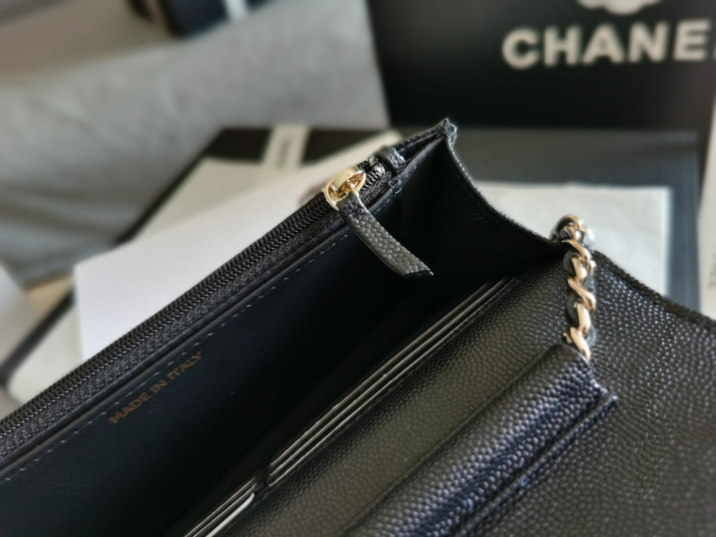 ChanelMini Flap Bag Black For Women 7.2in/18.5cm