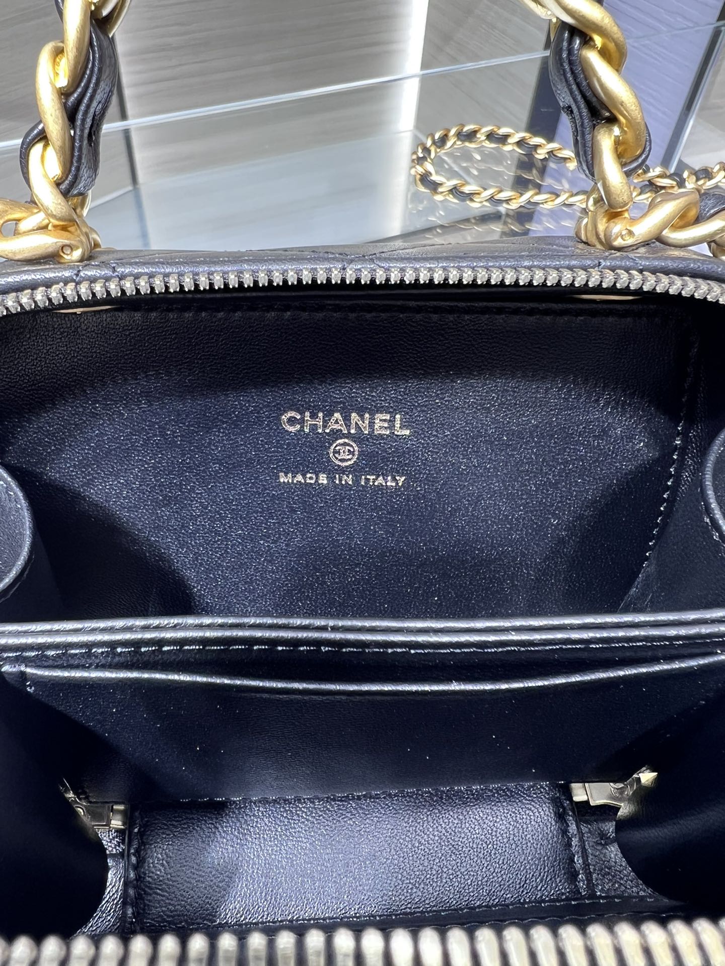 ChanelVanity With Chain Black Bag For Women 9cm/3.5in AP2920 B08811 94305