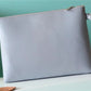 LV Pochette Ipad Grey Aerogram For Men, Wallet 30cm LV M81029