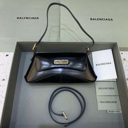 Balen XX Small Flap Bag Box Black, For Women,  Bags 10.6in/27cm 695645210961000