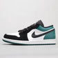 VO - AJ1 black and green toes