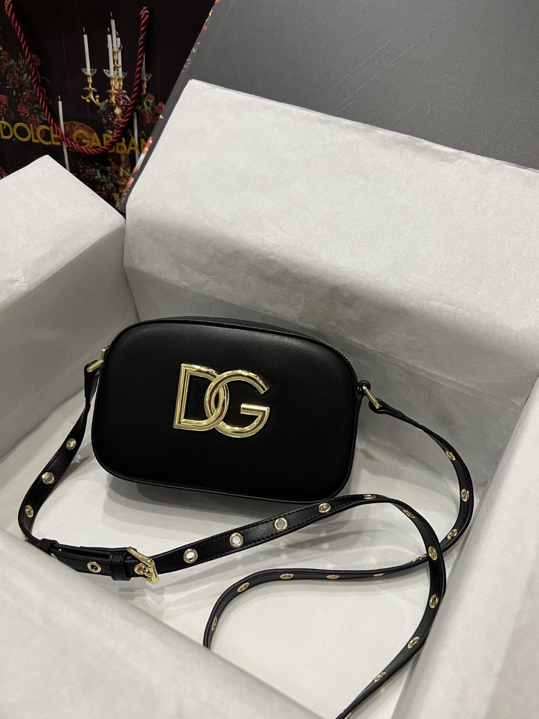 DG Crossbody 3.5 Bag Black For Women 7.5in/19cm DG BB7095AW57680999