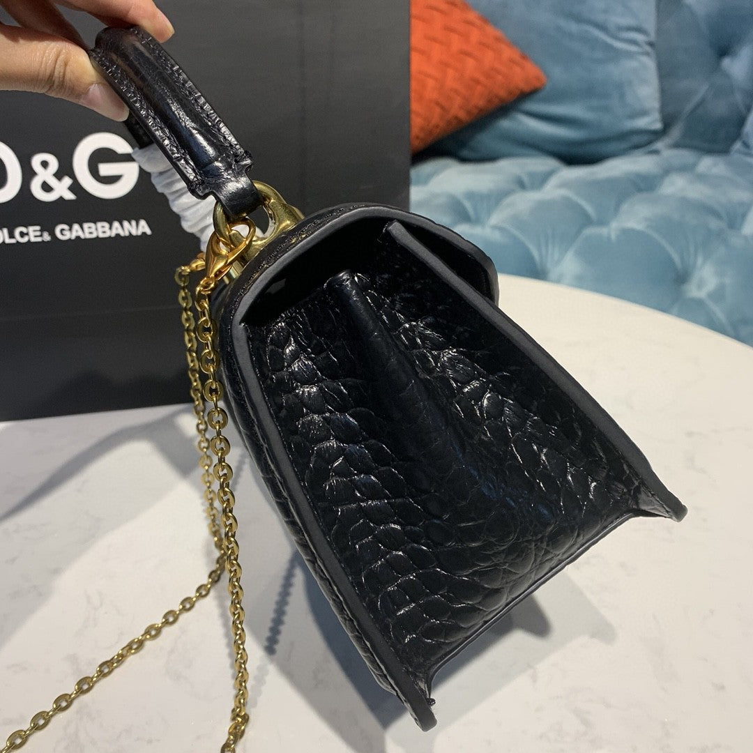 DG Small Devotion Bag Black For Women 7.5in/19cm DG 