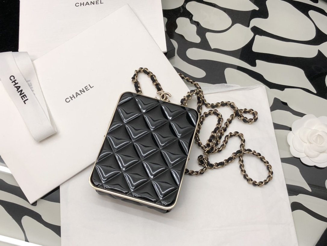 Chanel Cruise Clutch Crossbaby Black Bag For Women 13cm/5in