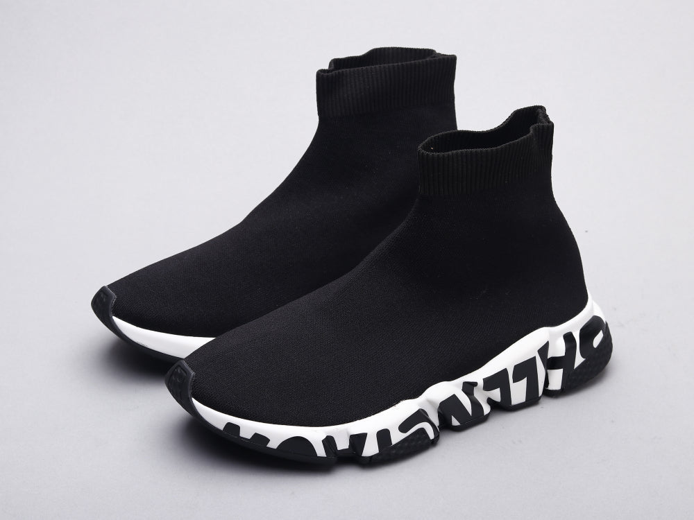 VO - Bla Socks Shoes Black and White Sneaker