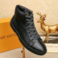 VO - LUV HIgh Top LaCE Up Black Sneaker