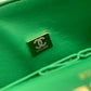 CHL Chevron Mini Rectangular Classic Flap Green Bag For Women 20.5cm/8in