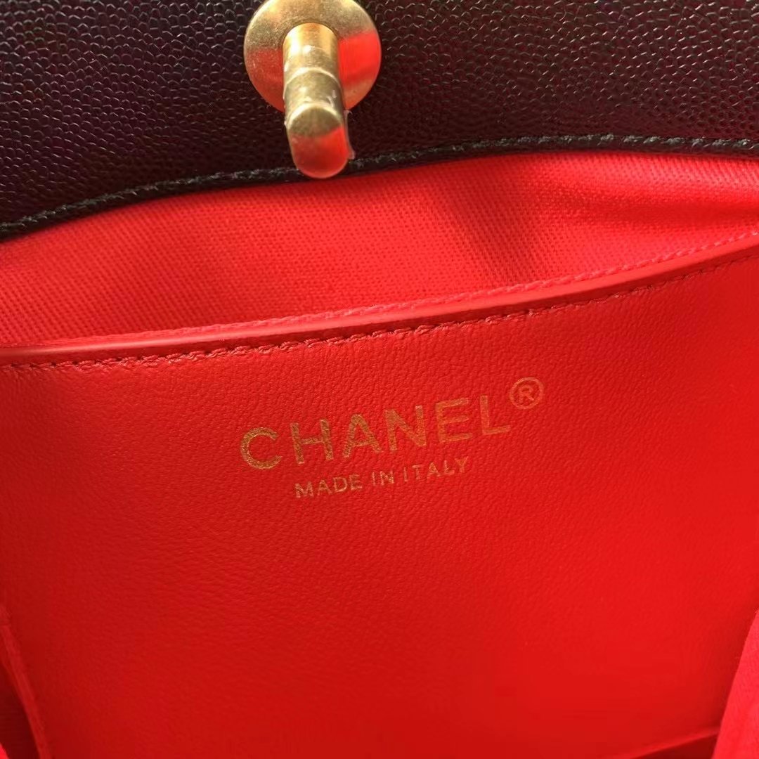 ChanelSmall Shopping Bag Black For Women, Women&#8217;s Bags 9in/23cm AS3470 B08850 94305