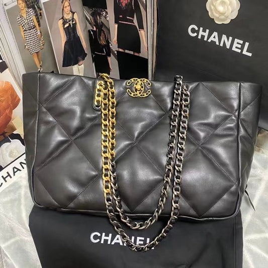 ChanelShopping ChanelBag 19 Black For Women, Women&#8217;s Bags 16in/41cm