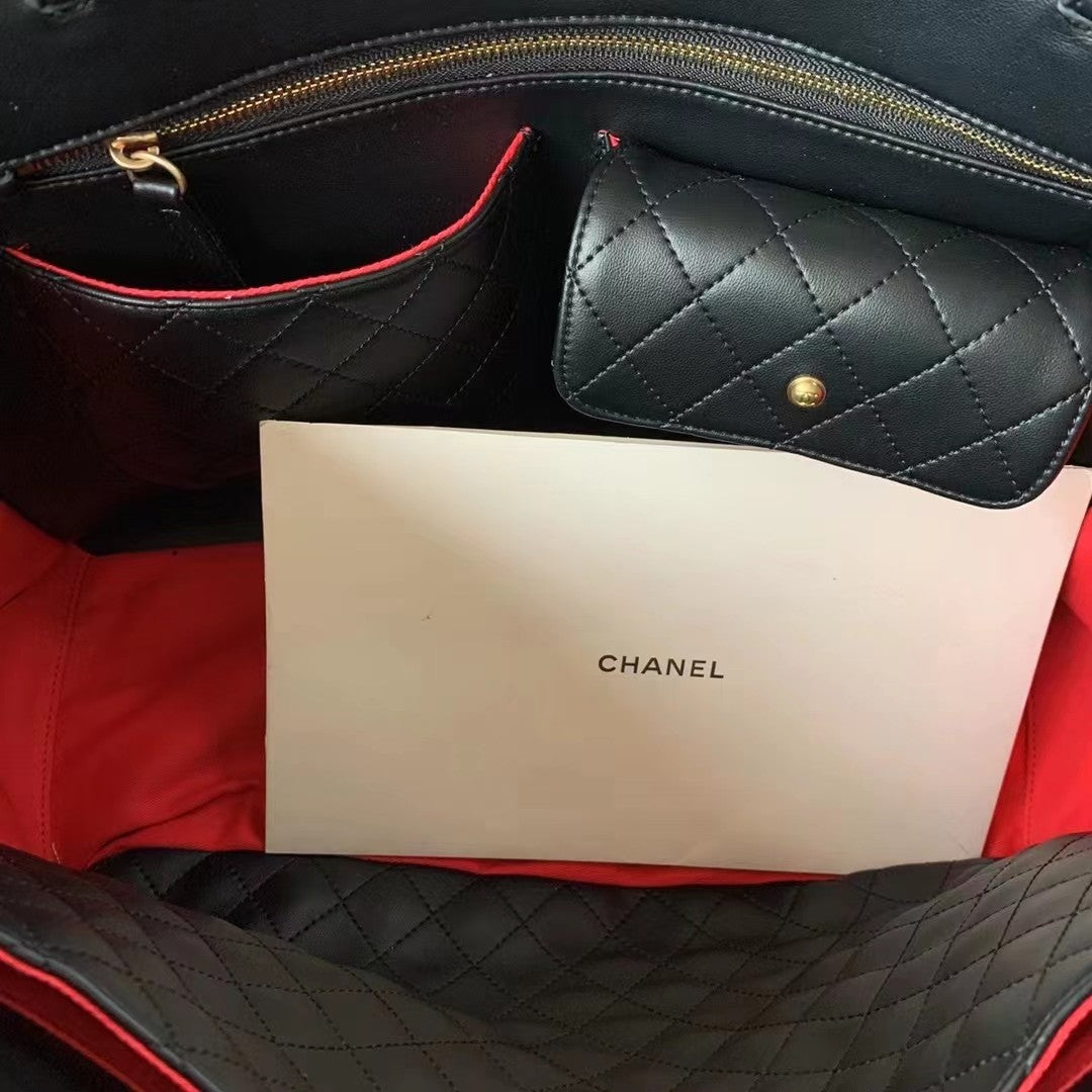 ChanelShopping Bag Black For Women, Women&#8217;s Bags 14.4in/37cm AS3508 B08867 94305