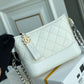 Chanel CO-CO Gabrielle Hobo Bag White For Women 7.8in/20cm