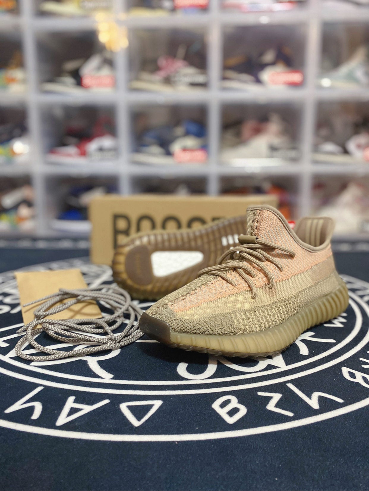 VO -Yzy 350 Dirty Orange Angel Sneaker