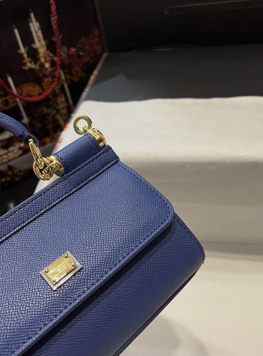 DG Small Sicily Bag In Dauphine Blue For Women 7.5in/19cm DG BB7116A100180648