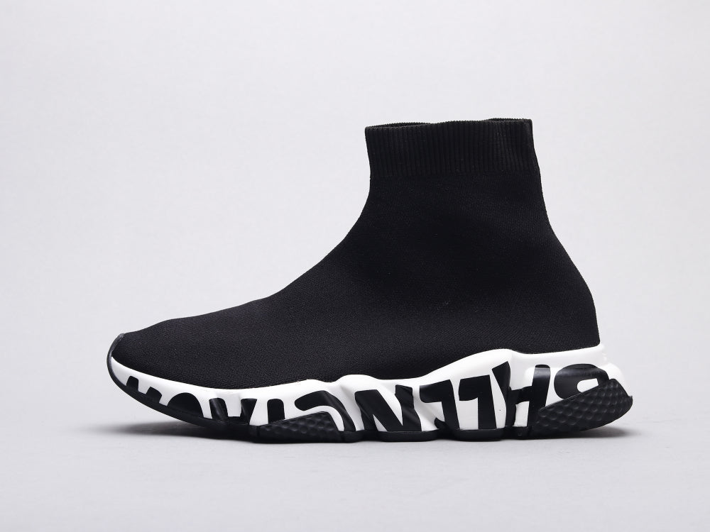 VO - Bla Socks Shoes Black and White Sneaker