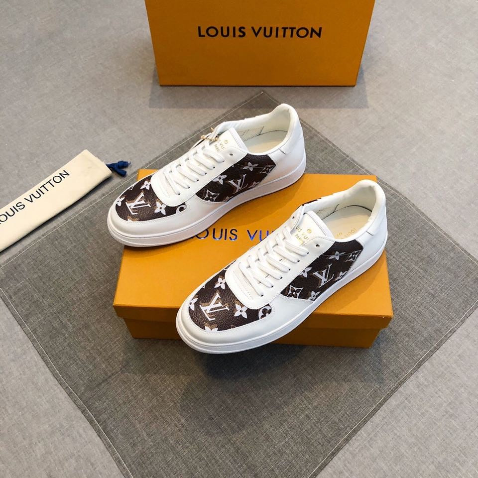 VO - LUV Casual Low White Brown Sneaker