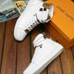 VO - LUV HIgh Top White Brown Sneaker