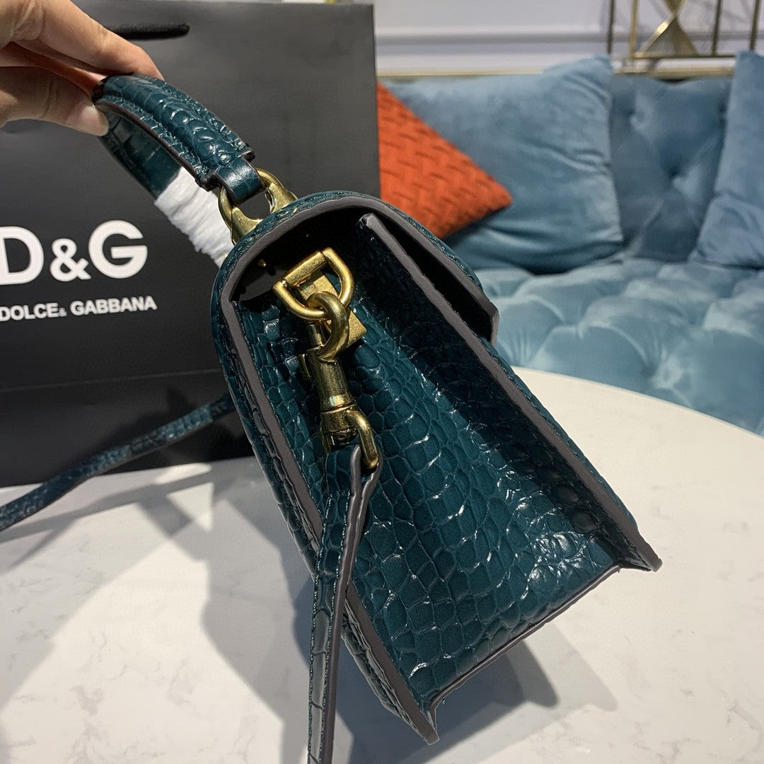 DG Medium Devotion Bag Blue For Women 9.5in/24cm