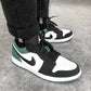 VO - AJ1 black and green toes