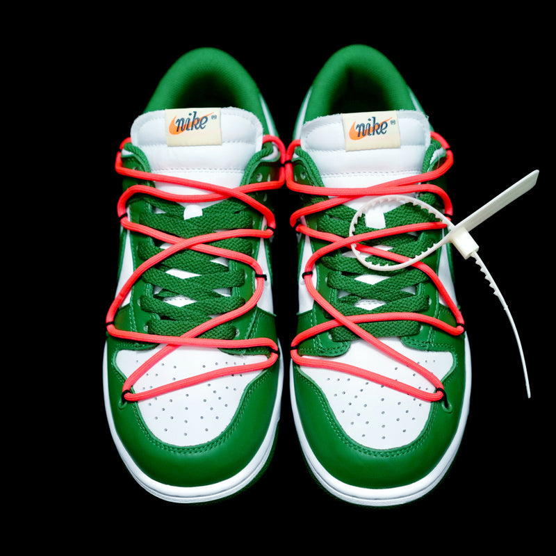 VO -OW x Dunk Low White Green