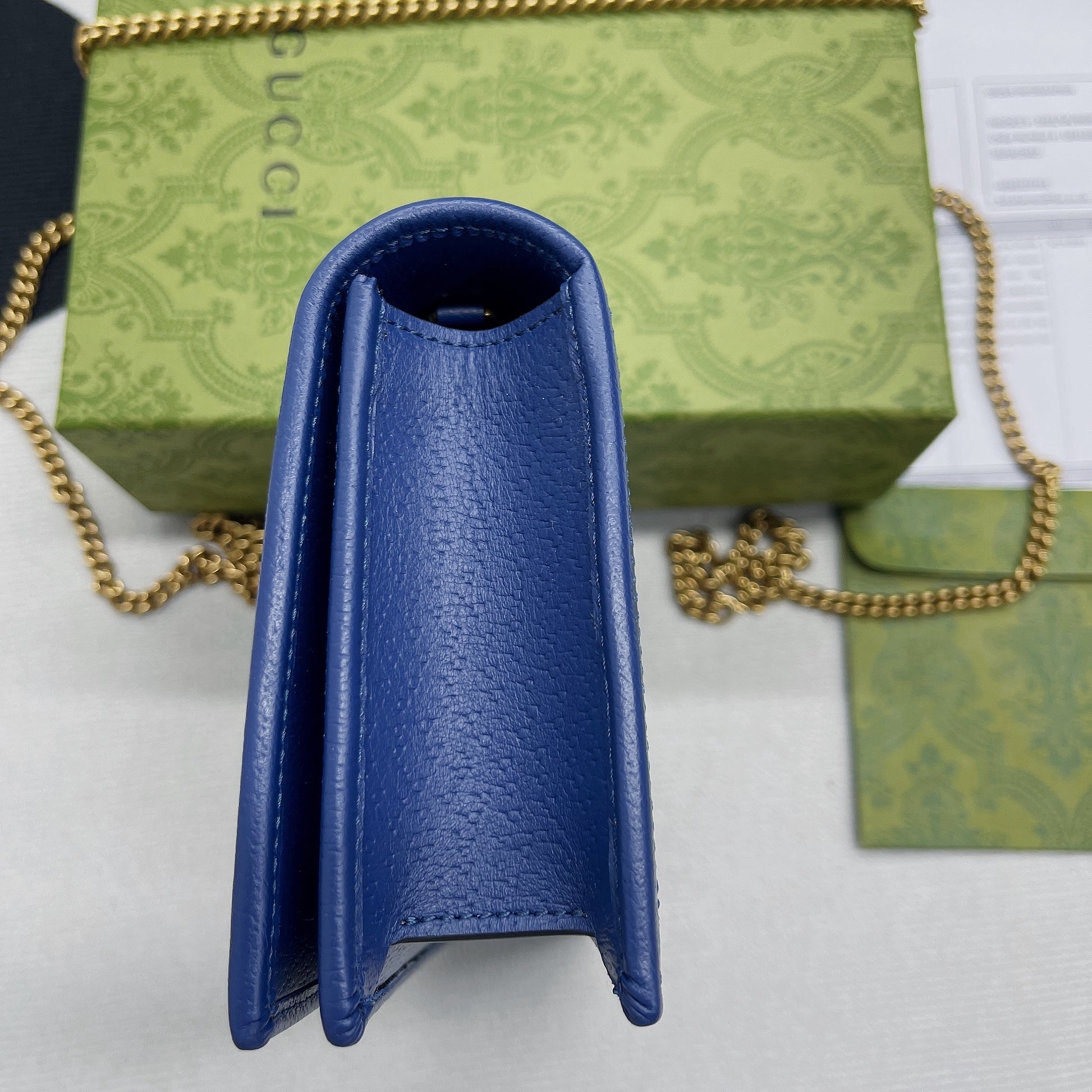 gg Diana Mini Bag With Bamboo Blue For Women, Women&#8217;s Bags 7.5in/19cm gg