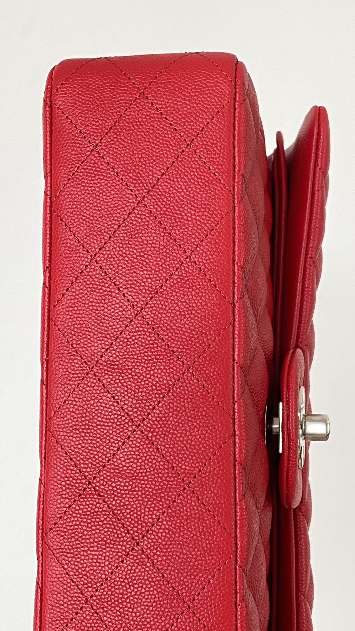 ChanelSmall Classic Handbag Red For Women, Women&#8217;s Bags 9.1in/23cm