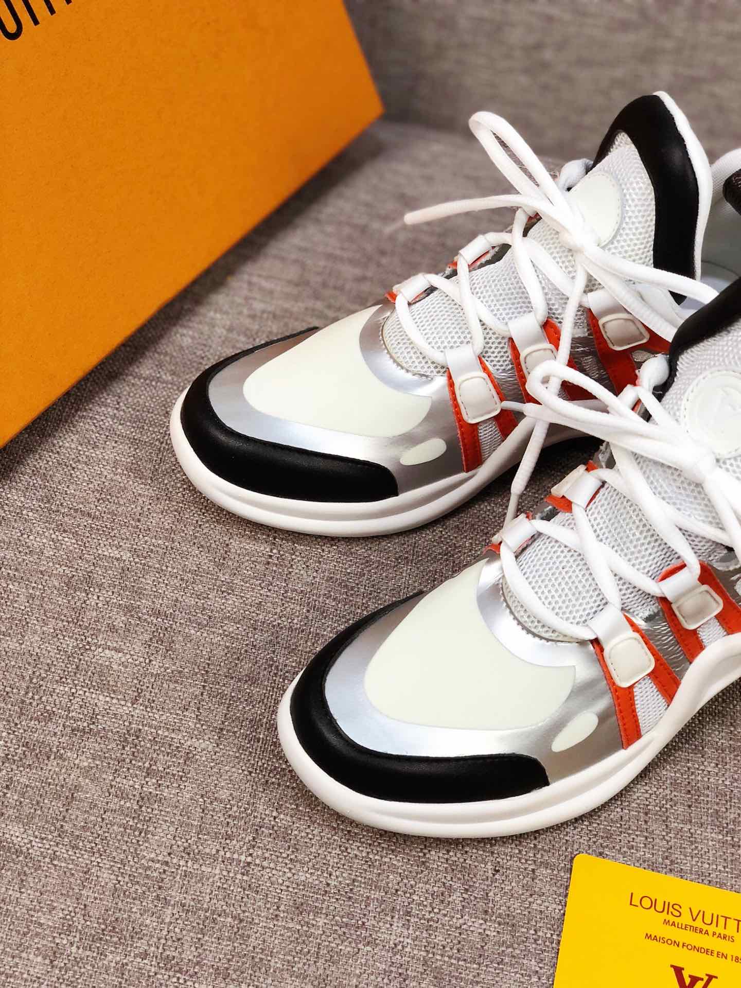 VO - LUV Archlight White Black Orange Sneaker