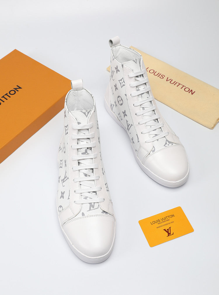 VO - LUV High CEnogram White Boot Sneaker