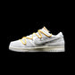 VO -OW x Dunk (NO.39) yellow shoelace brown buckle