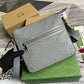 gg Embossed Bag Grey gg Embossed  For Men 10.2in/26cm gg 406410 1W3CN 1275